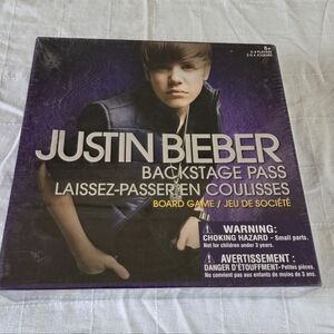 Justin Bieber Board Game NEW IN PLASTIC
